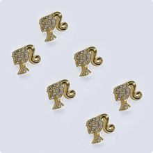 Load Image Into Gallery Viewer, Diamond Barbie Head Charms
