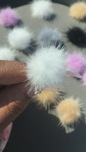 Load and play video in Gallery viewer, Mini Magnetic Fur PomPoms
