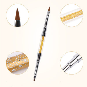 Double-Ended Crystal Design Brush