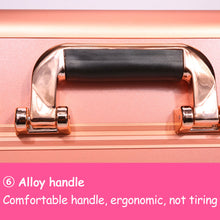 Load Image Into Gallery Viewer, Rose Gold Cosmetic Hand Case
