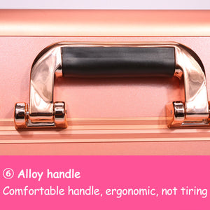Rose Gold Cosmetic Hand Case