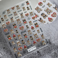Load image into Gallery viewer, Moschino Teddy Bear Toy Stickers
