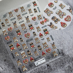 Moschino stickers discount