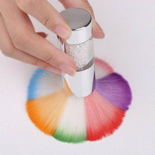 Load image into Gallery viewer, Rainbow Flower Dust Brush
