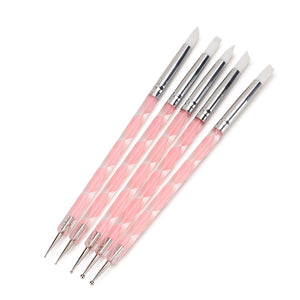 Set of Double-Ended Silicone & Dotting Pens