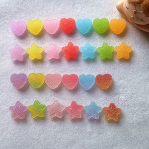 Sour Gummy Hearts + Stars